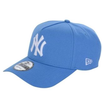 Boné MLB New York Yankees New Era 9FORTY WS 1999 Sky Blue Cor:;Tamanho:único;Genero:Unissex