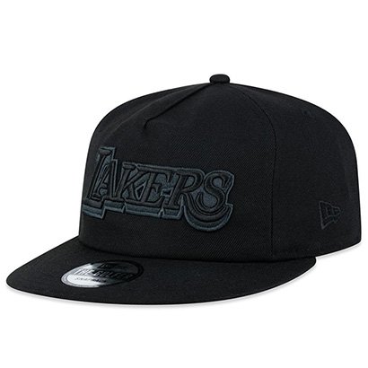 Boné NBA Los Angeles The Golfer Back To Black New Era Masculino - Masculino