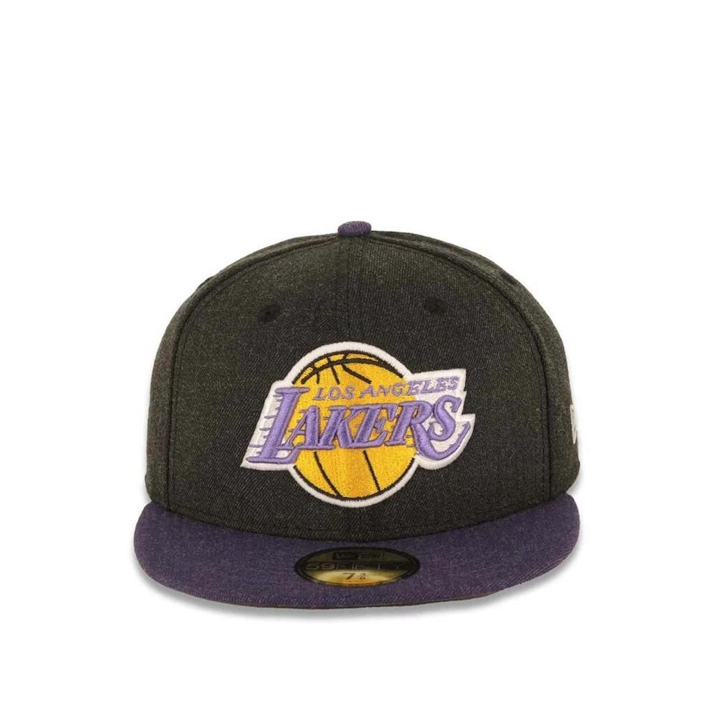BONÉ NEW ERA 5950 LOS ANGELES LAKERS HEATHER PRETO ROXO