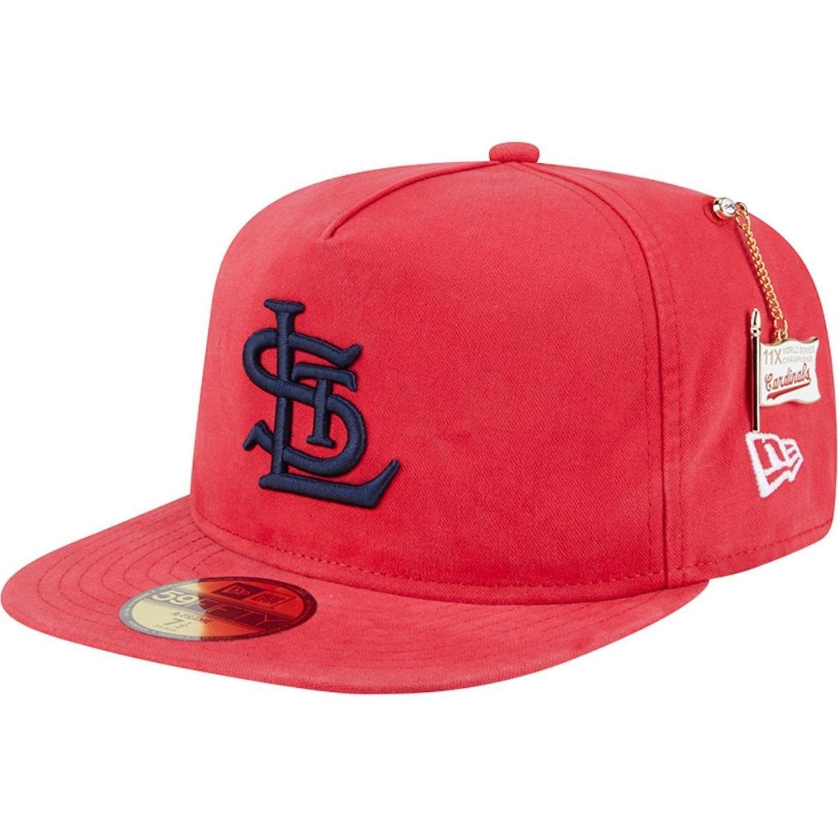 CARDINALS / ROSELAND 7インチ Boné New Era 59Fifty Aframe Fitted St Louis Cardinals Championship