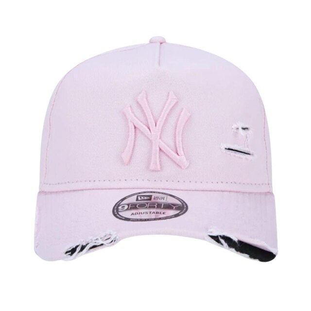 Boné New Era A-Frame Destroyed NY Yankees Rosa | Zattini