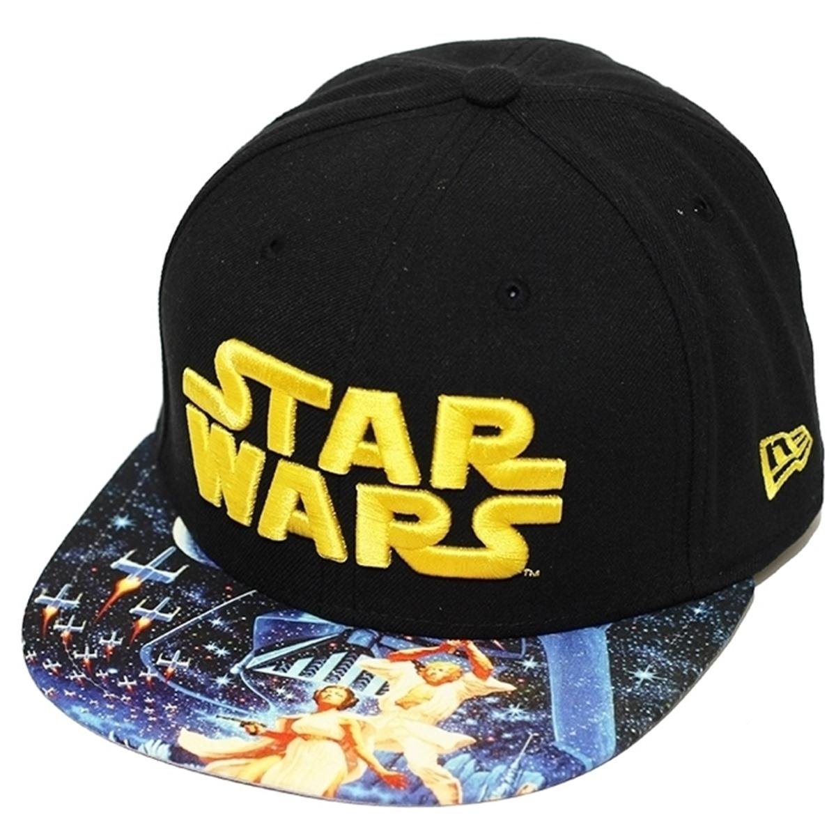 Boné New Era Aba Reta Fechado Star Wars Viza Print Empire Menor preço em Boné New Era Aba Reta Fechado Star Wars Viza Print Empire
