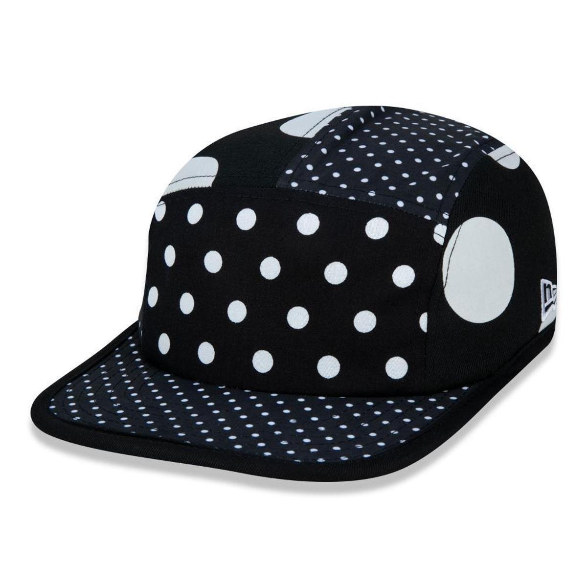Bone New Era Camper Polka Dot Black Preto Zattini Bone New Era Camper Polka Dot Black Preto Zattini