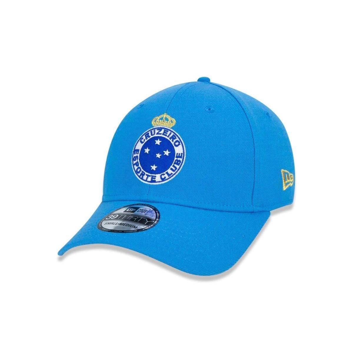 Boné New Era Cruzeiro Aba Curva 39Thirty Masculino Menor preço em Boné New Era Cruzeiro Aba Curva 39Thirty Masculino
