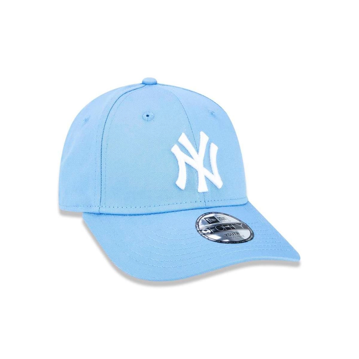 Boné New Era Juvenil 9FORTY MLB New York Yankees - Azul Claro | Zattini