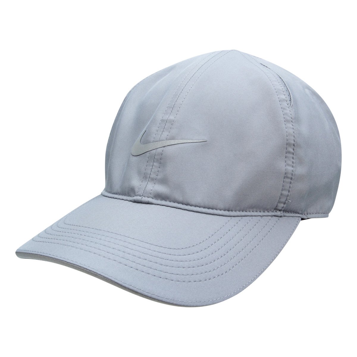 Boné Nike Aba Curva Featherlight Run - Cinza é ruim? Boné Nike Aba Curva Featherlight Run - Cinza é boa?