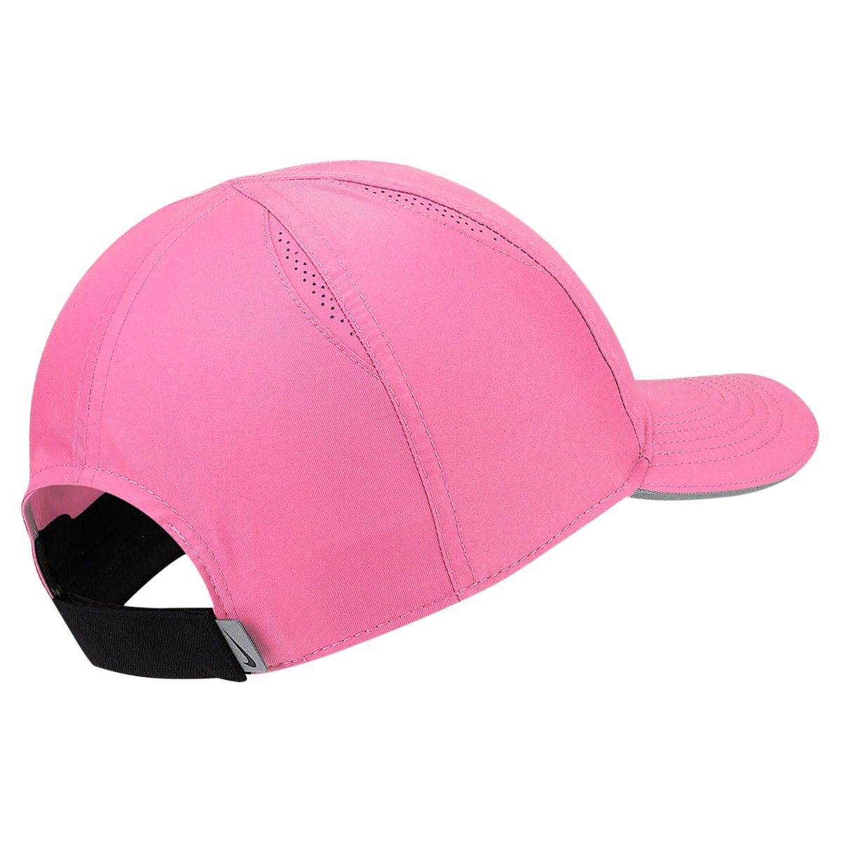 Boné Nike Featherlight Run Aba Curva - Rosa | Zattini