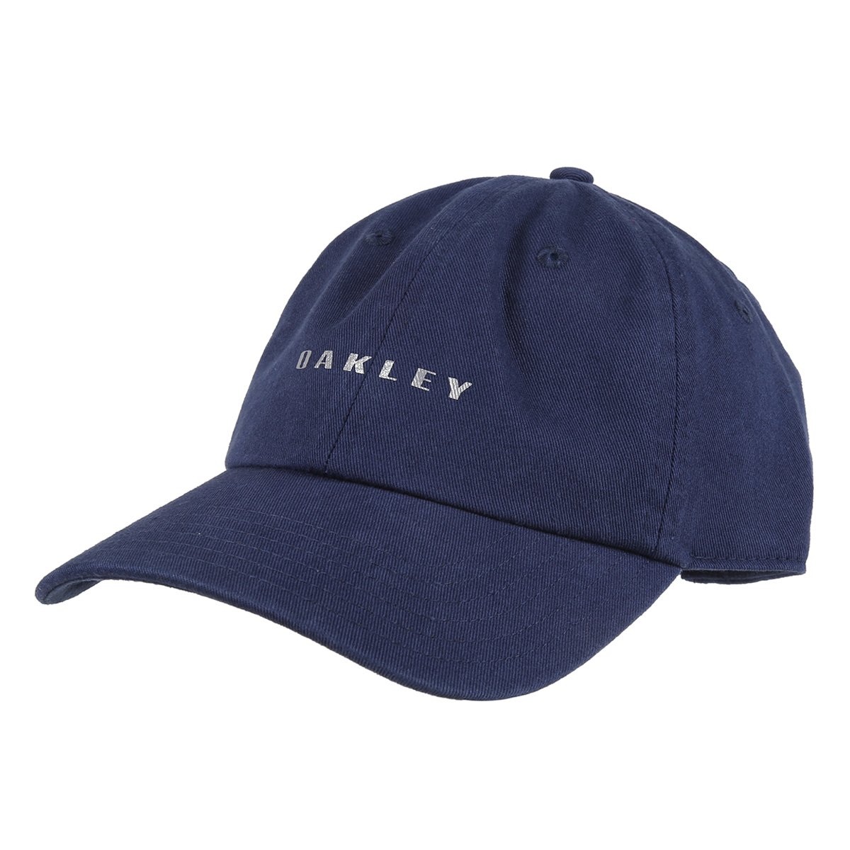 Boné Oakley Aba Curva 6 Panel Reflective - Azul e Prata Menor preço em Boné Oakley Aba Curva 6 Panel Reflective - Azul e Prata