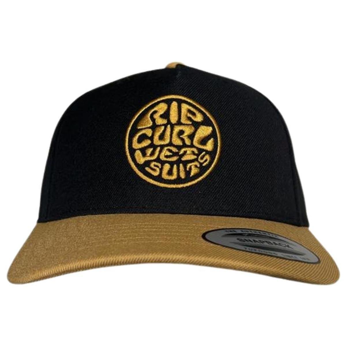 Boné Rip Curl Wetty Snapback PRETO - Preto Menor preço em Boné Rip Curl Wetty Snapback PRETO - Preto