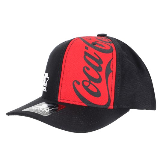 Boné Starter Aba Curva Snapback Collab Coca Cola Splash