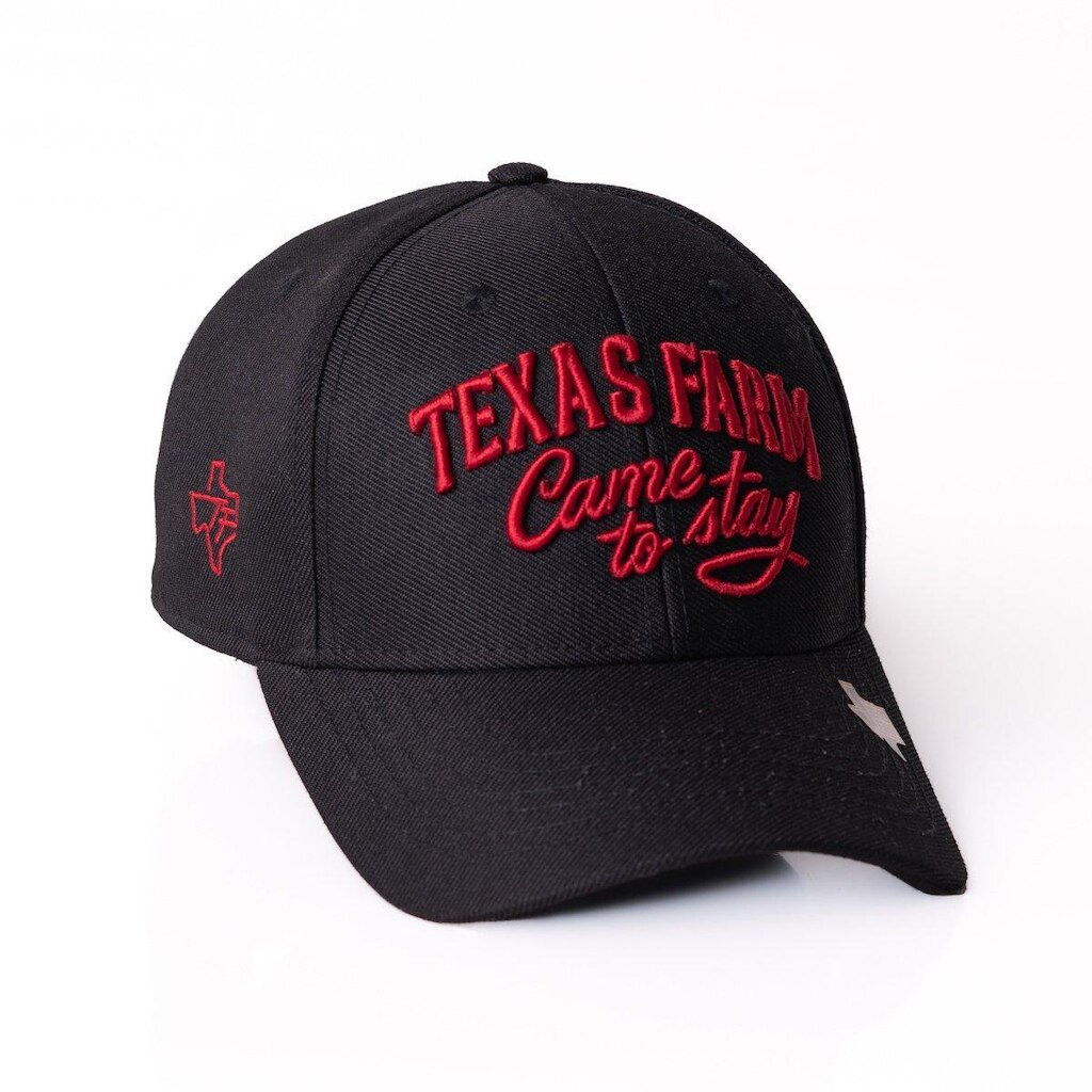 BONE TEXAS FARM - STAY - TF1074 - PRETO/ VERMELHO ÚNICO