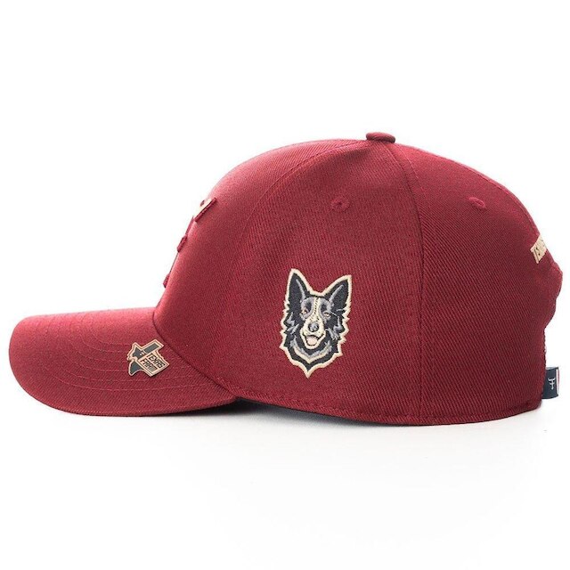 BONÉ TEXAS FARM - TF811 - VERMELHO VINHO/ BEGE ÚNICO
