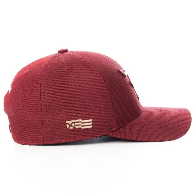BONÉ TEXAS FARM - TF811 - VERMELHO VINHO/ BEGE ÚNICO