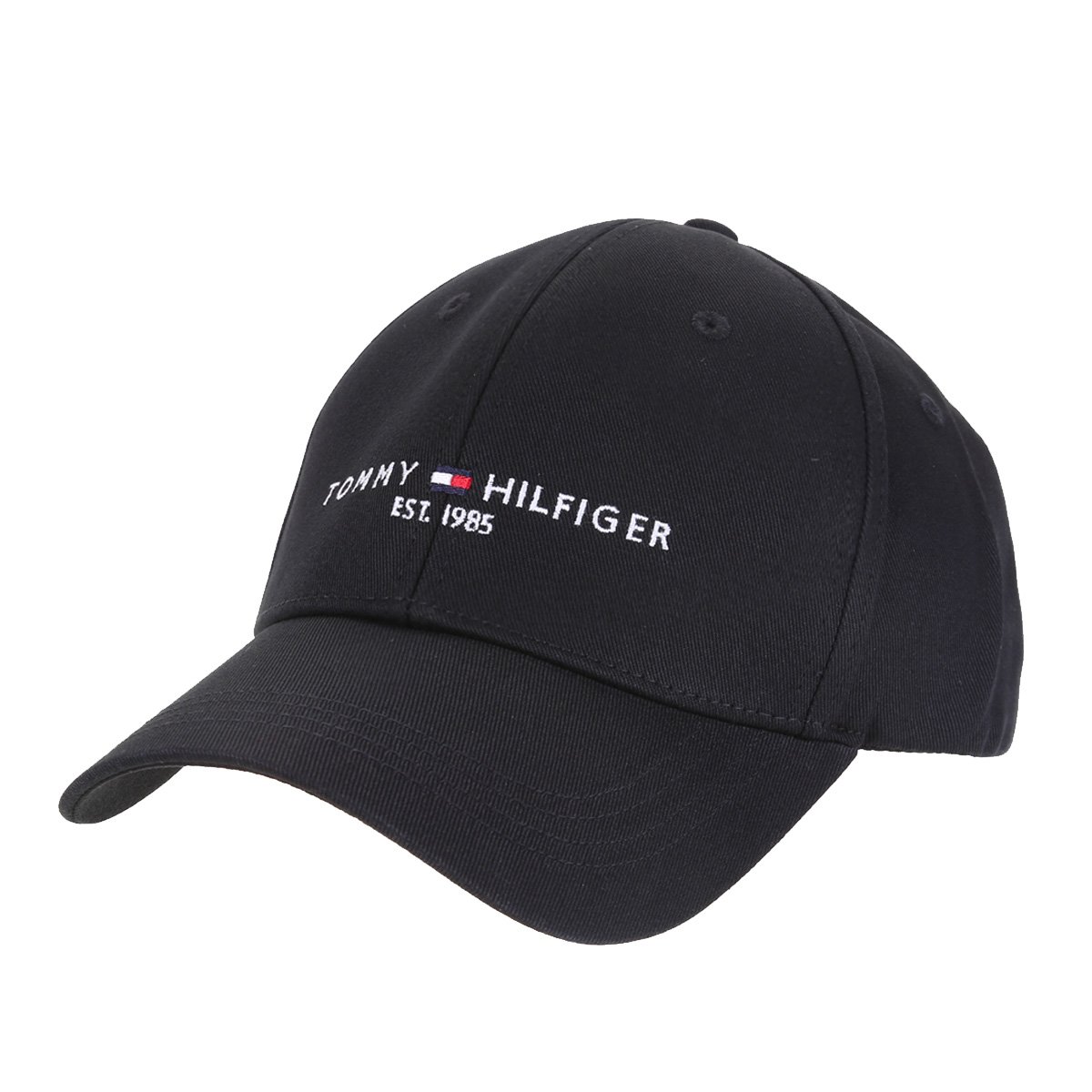 Boné Tommy Hilfiger Aba Curva Strapback Masculino - Preto Menor preço em Boné Tommy Hilfiger Aba Curva Strapback Masculino - Preto