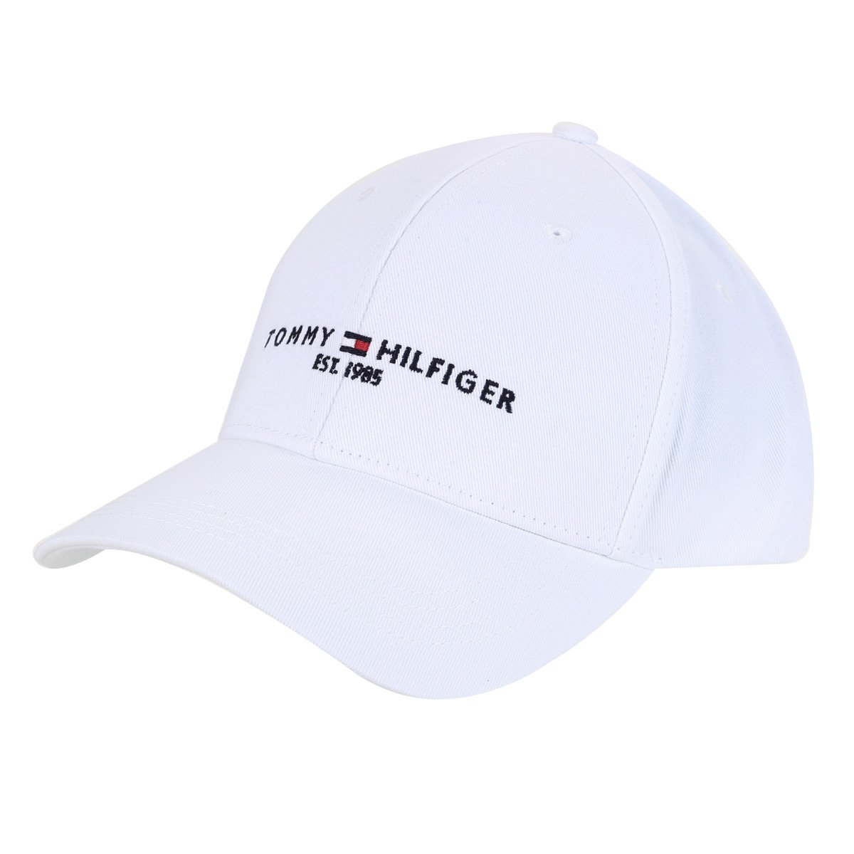 Boné Tommy Hilfiger Aba Curva Strapback Masculino - Branco Menor preço em Boné Tommy Hilfiger Aba Curva Strapback Masculino - Branco