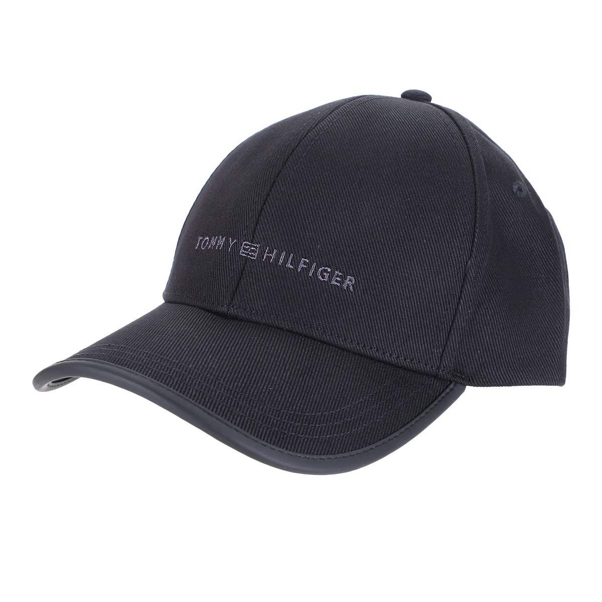 Boné Tommy Hilfiger Aba Curva Strapback Premium Casual Masculino - Preto Menor preço em Boné Tommy Hilfiger Aba Curva Strapback Premium Casual Masculino - Preto