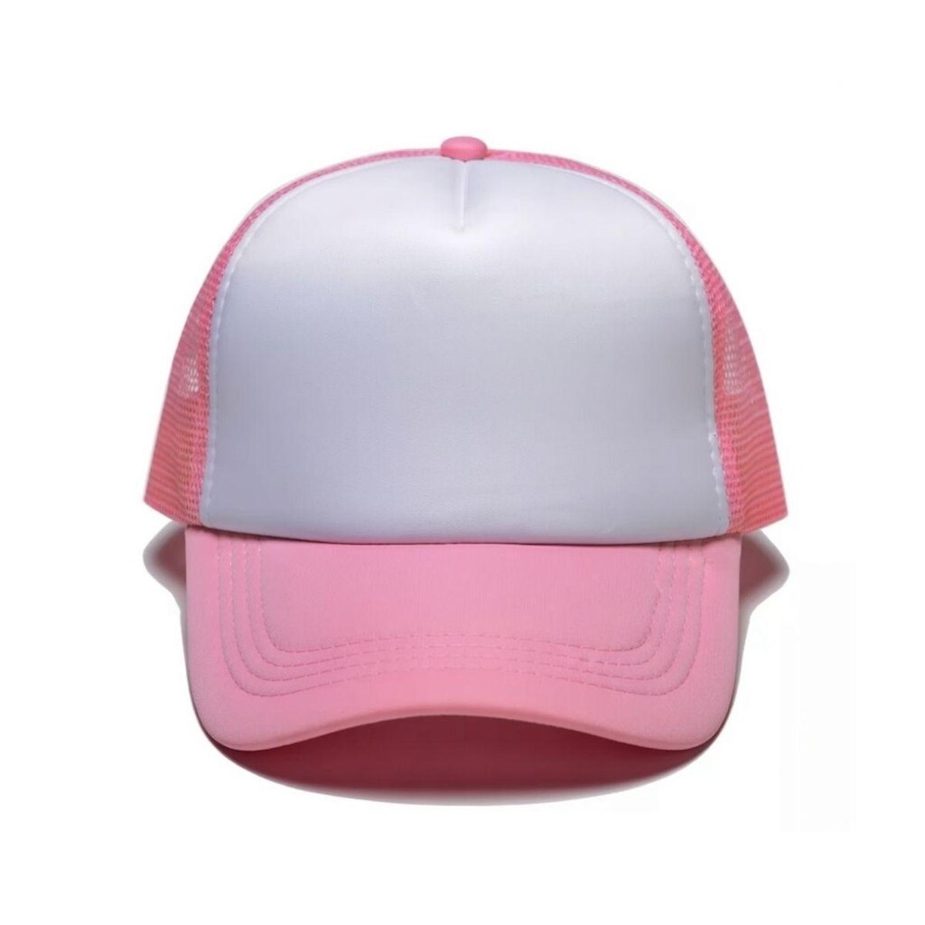 Boné Trucker Aba Curva Tela Telinha Liso Básico Ajustável Snapback Unissex Masculino Feminino Casual