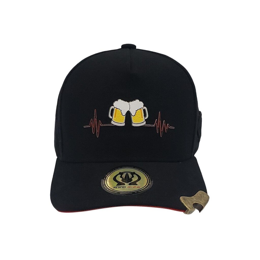 Bone Trucker Com Abridor Na Aba Curva Preto Est-386 E-stars