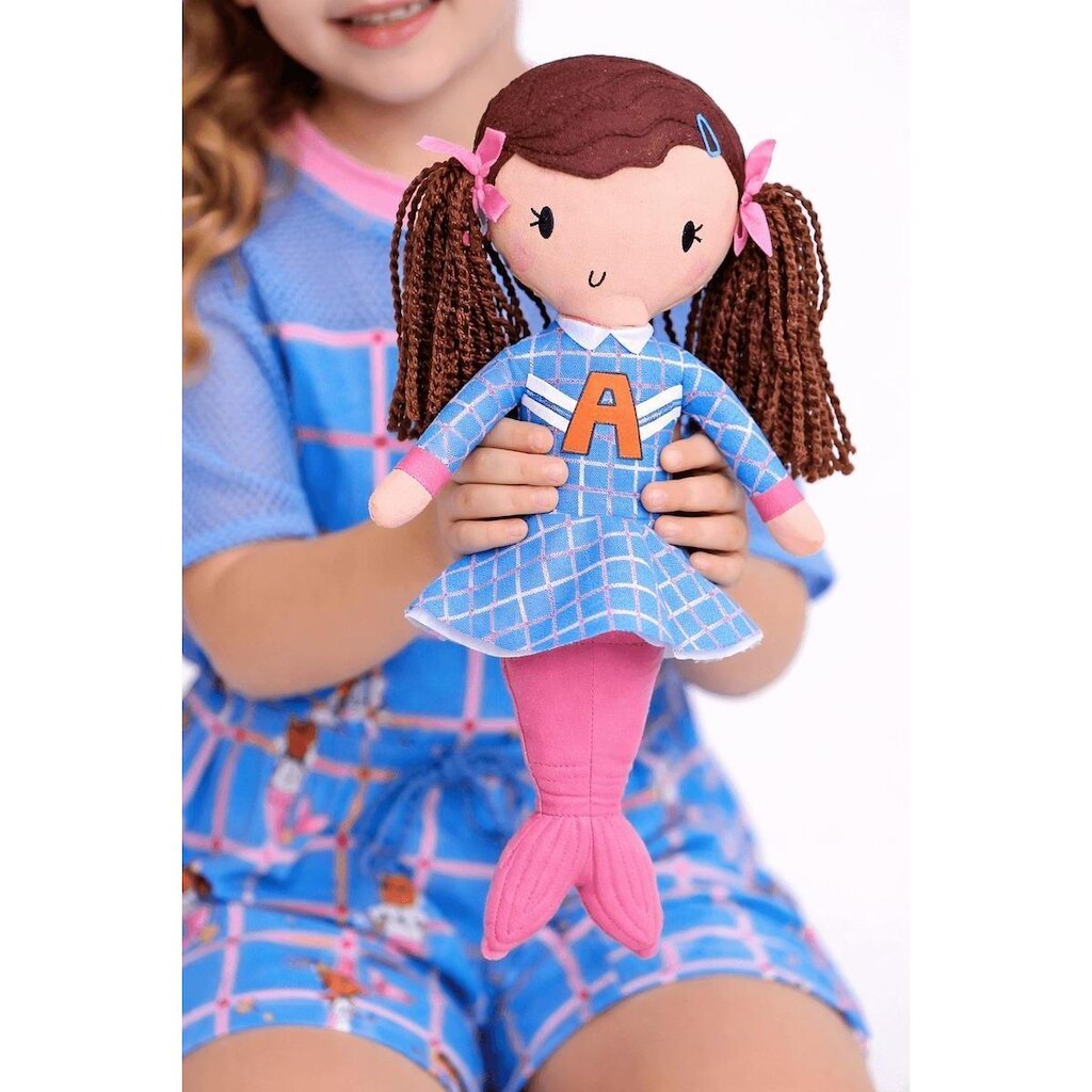 Boneca Almofada Animadoras Subaquáticas Alphabeto