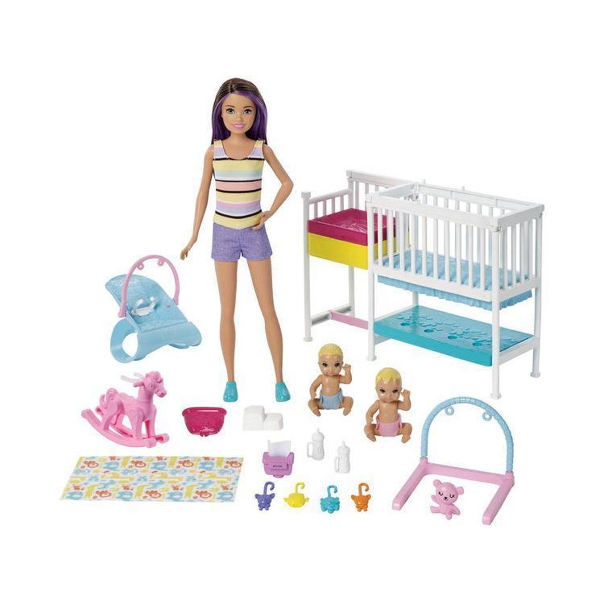 Boneca Barbie Skipper Escola de Bebês com Acessórios Zattini