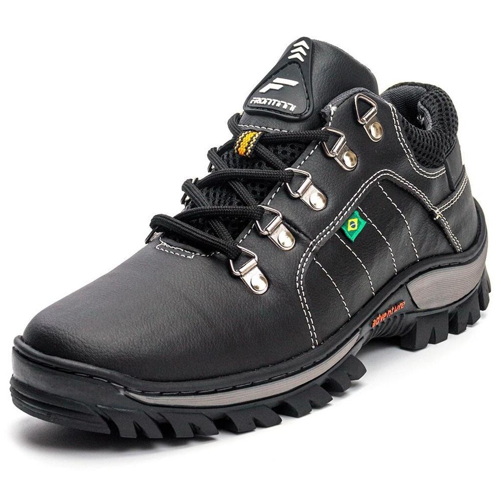 Bota Adventure Coturno Cano Baixo Trabalho Trilha Aventura Confortável