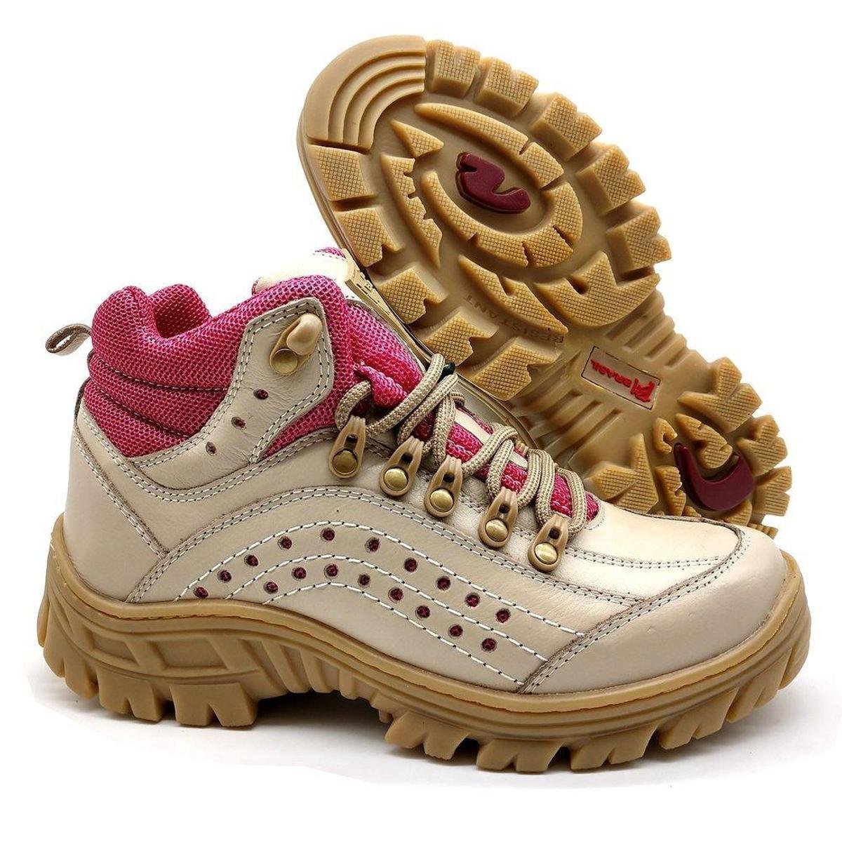 bota adventure feminina couro