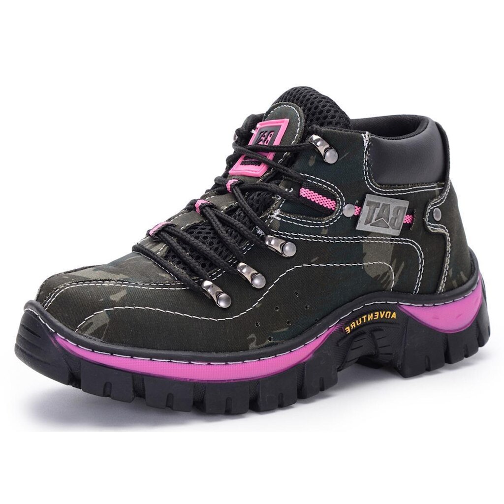 Bota Adventure Feminina Couro Trilha On e Off Road Pantanal Brasil NS Keep Lady