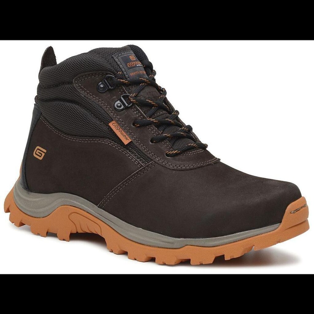 Bota Adventure Masculina Couro Confortavel Tratorada