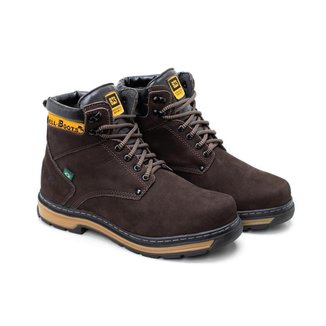 Bota Adventure Masculina Couro Conforto Trilha Caminhada