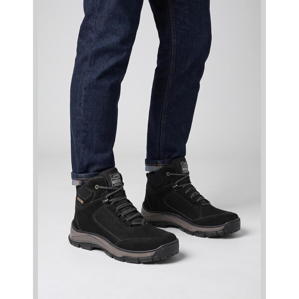 Bota adventure masculina couro legítimo solado tratorado