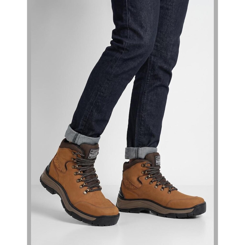 Bota adventure masculina couro legítimo trilha conforto