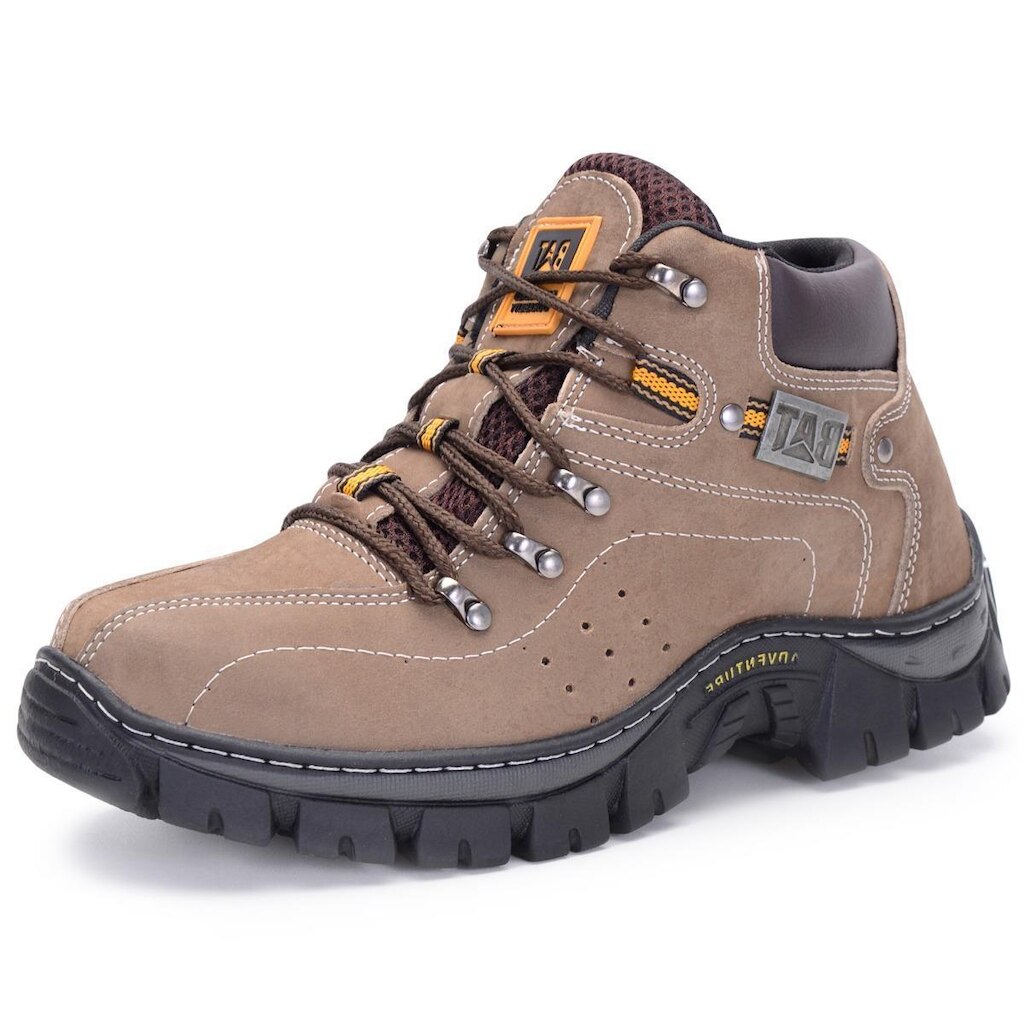 Bota Adventure Pantanal Brasil NS Keep Trail Masculina Couro Legítimo
