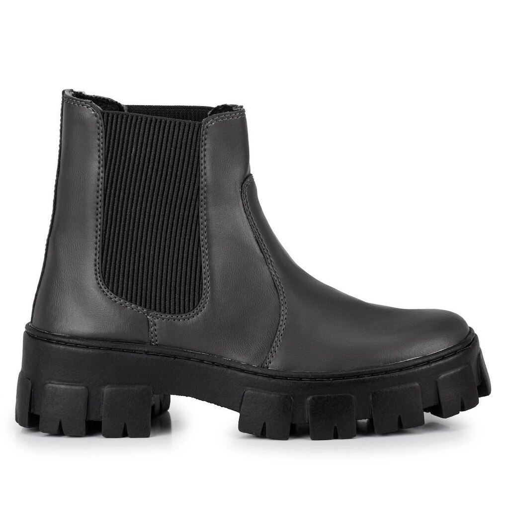 Bota Adventure Shoes Coturno Tratorado Cano Medio Elastico Feminina