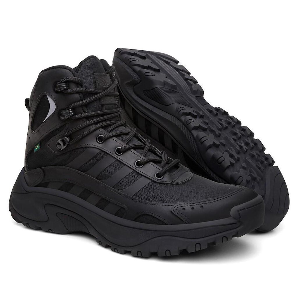Bota Adventure Venetto Masculina Wind Trail Impermeável em Couro