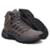 Bota Adventure Venetto Masculina Wind Trail Impermeável em Couro - Cinza