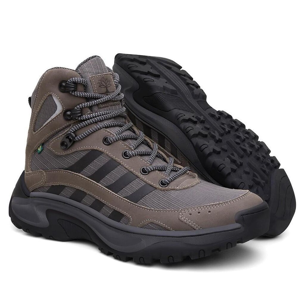 Bota Adventure Venetto Masculina Wind Trail Impermeável em Couro