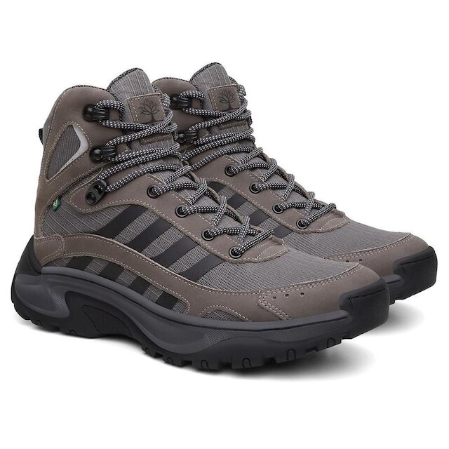 Bota Adventure Venetto Masculina Wind Trail Impermeável em Couro