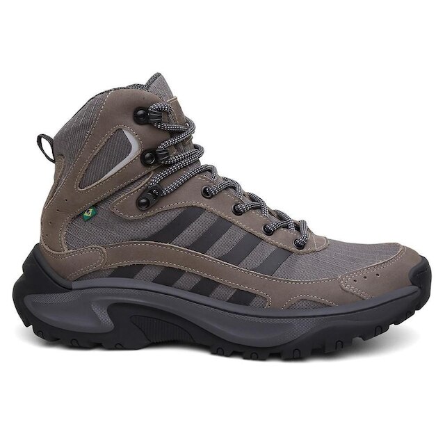 Bota Adventure Venetto Masculina Wind Trail Impermeável em Couro