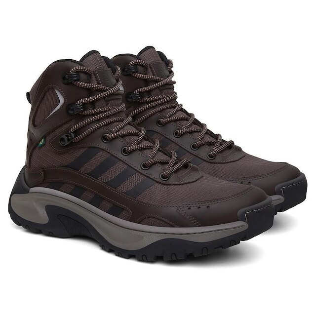 Bota Adventure Venetto Masculina Wind Trail Impermeável em Couro