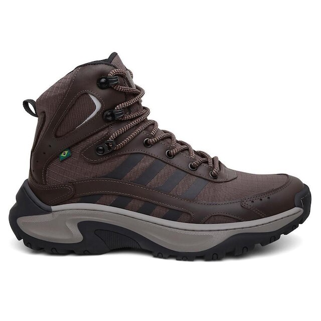 Bota Adventure Venetto Masculina Wind Trail Impermeável em Couro