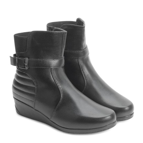Bota Anabela  Moon e Meia MC24-71105