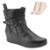 Bota Anabela Pink Moon e Meia MC25-71161 - Preto