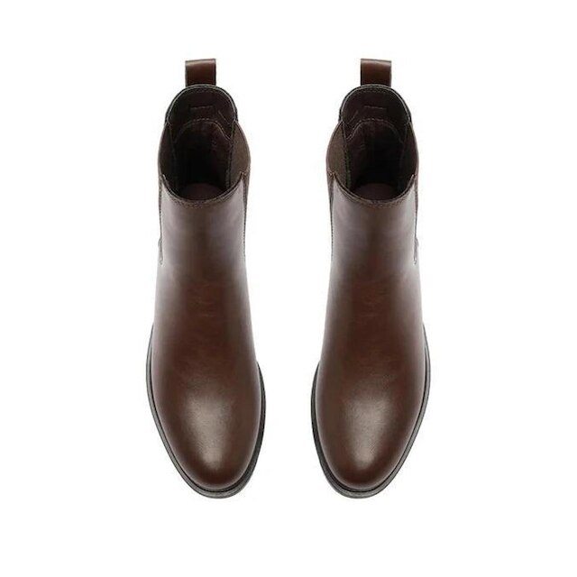 Bota Anacapri Cano Curto Chelsea Marrom Cafe