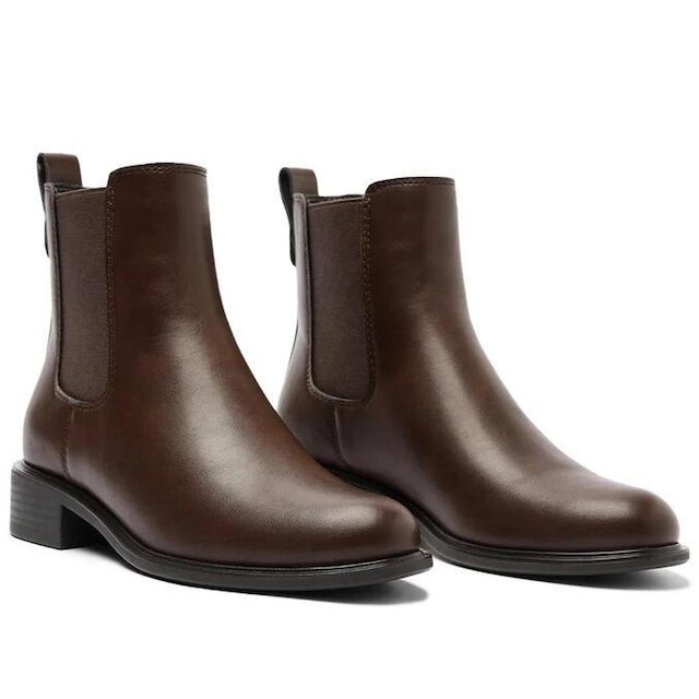 Bota Anacapri Cano Curto Chelsea Marrom Cafe