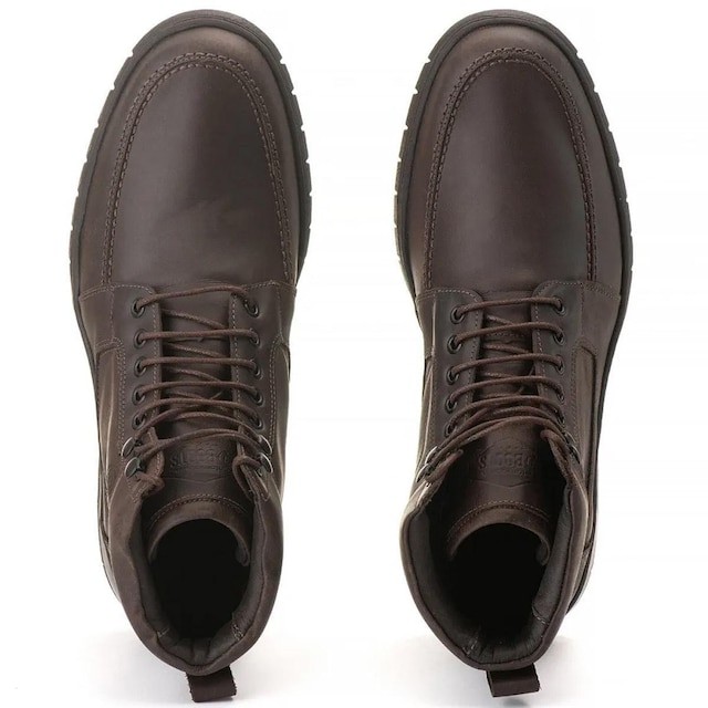 Bota Anatomic Gel 360 Plus Mustang Brown 7997 Masculina