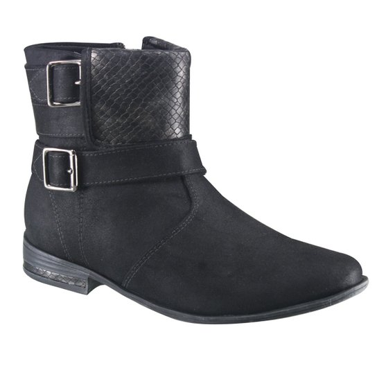 Bota Ankle Boot Ramarim Feminina - Preto