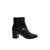 Bota Arezzo Preta Chelsea Salto Bloco Cano Curto - Preto