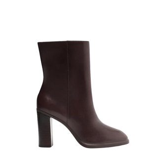 Bota Arezzo Salto Alto Cano Médio Básica Feminina