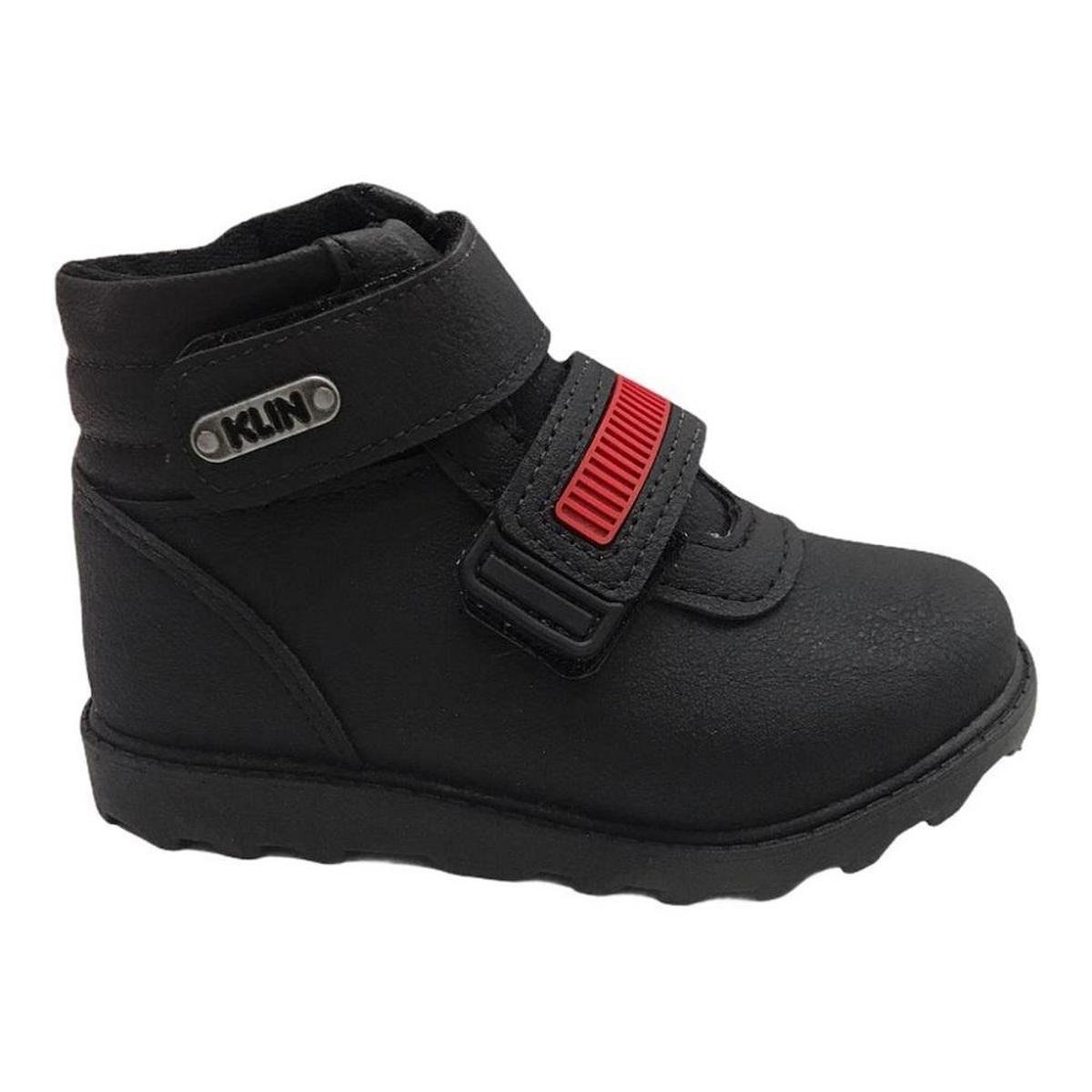 Bota Bebê Coturno Masculina - Preto | Zattini