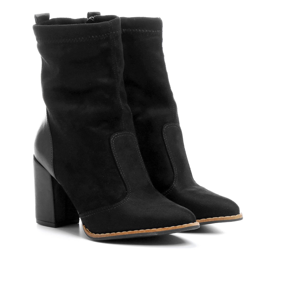 bota bebece cano curto preta